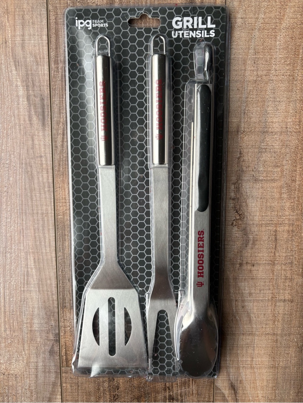IPG Team Spirit IU Indiana University Grill Grilling Tools Tongs Spatula NCAA